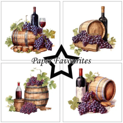 Paper Favourites Paper Pack "Wine Bottles" PF558