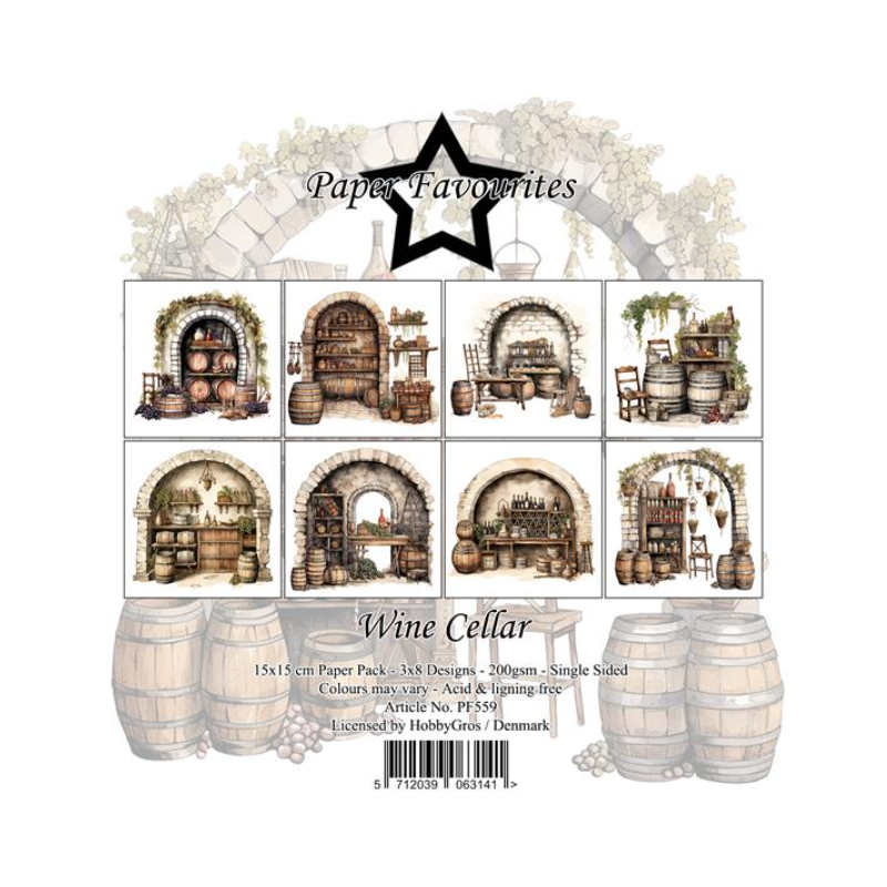 Paper Favourites Paper Pack "Wine Cellar" PF559