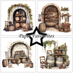 Paper Favourites Paper Pack "Wine Cellar" PF559