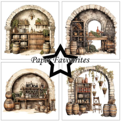Paper Favourites Paper Pack "Wine Cellar" PF559