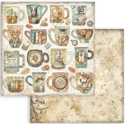 Stamperia Alterego 20,3X20,3 cm (8"X8") Small Pad 10 sheets