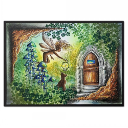 Lavinia Dragon Tree Root Corner Stamp LAV875