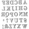 Tools Skärschablon Die Cut, H: 2 cm, alfabet 1 set.