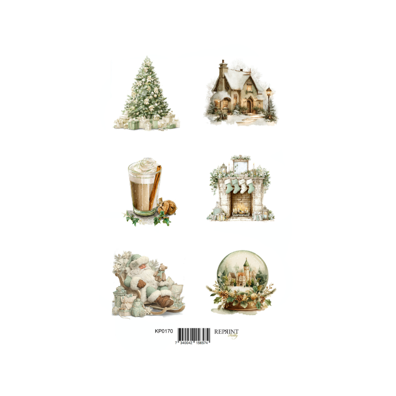 Reprint Home For Christmas A4 bilder (KP0170)