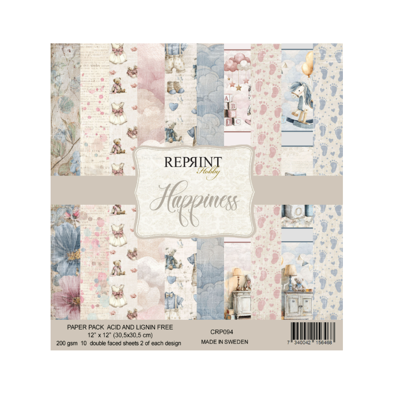 Reprint Happiness 12x12 Inch Paper Pack (CRP094)