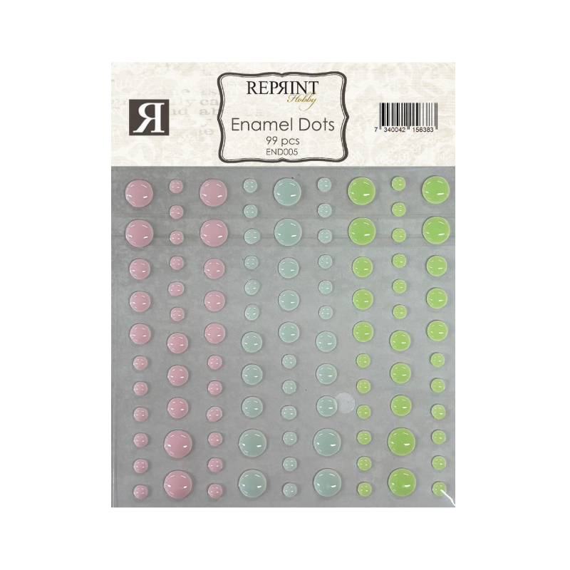 Reprint Happiness Enamel Dost (99pcs) (END005)