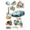 Reprint Masculine Moments 10x20cm Stickers (RS032)