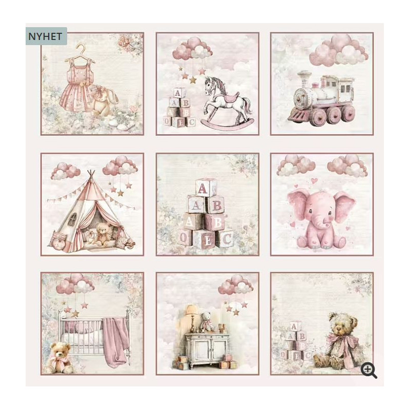 Reprint -Happiness , Girl Tag- 12x12 (30,5 x 30,5 cm)