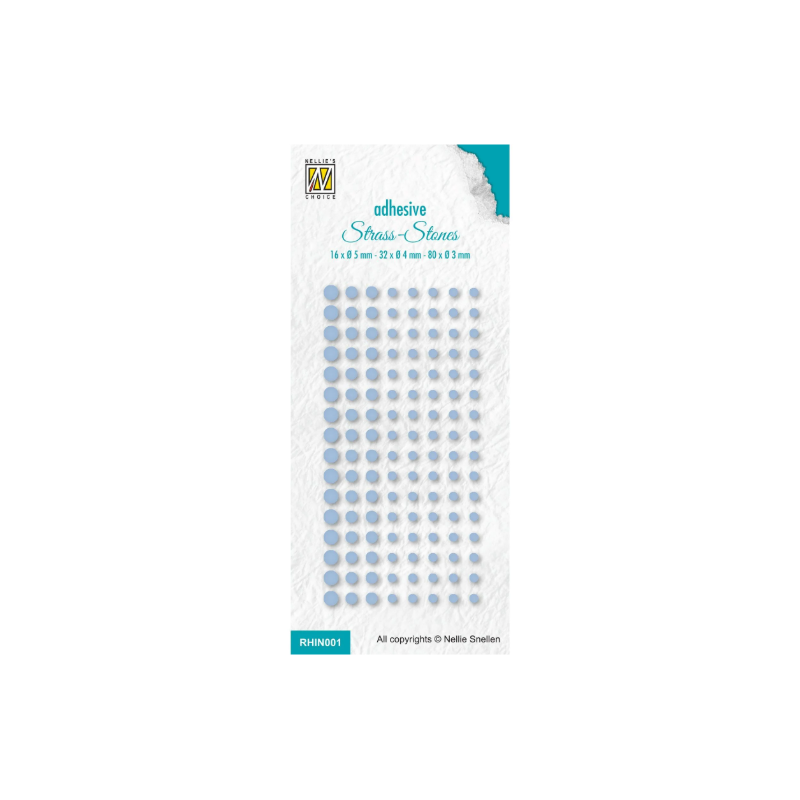 Nellie's Choice • Adhesive Rhinestones Set 1 Bright Blue Col. 291