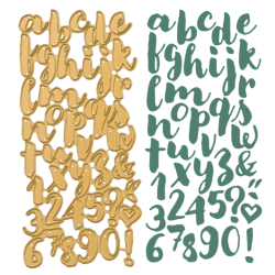 Vaessen Creative • Mini Cutting Dies Alphabet 42pcs