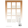 Studio Light • Essentials Foiled Cards Bronze patterns 24st kortbaser A6