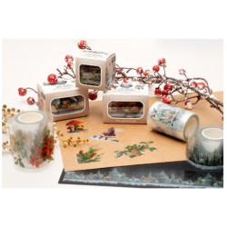 Studio Light • Essentials Clear Stickers Winter Wonderland on a roll no.49