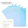 Craft Perfect • Mirror Card Iridescent 250g Bejeweled Blue 5pcs