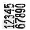 Stampers Anonymous Tim Holtz Cling Stamps 7X8.5 - Paint By Number CMS483