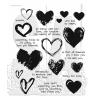 Stampers Anonymous Tim Holtz Cling Stamps 7X8.5 - Love Notes CMS477