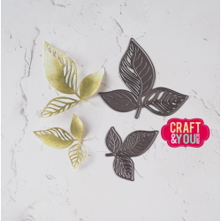 Craft & You Dies "Openwork Leaves by Gosia" CW357