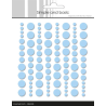 Simple and Basic Enamel Dots "Medium Blue" (96 pcs)" SBA038