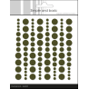 Simple and Basic Enamel Dots "Moss Green" (96 pcs)" SBA039