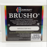 Colourcraft Brusho® Earth Colours Pack – Fixed Assortment 5 Colours & Thickener