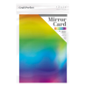 Craft Perfect • Mirror Card Iridescent 250g Rainbow Hue 5pcs
