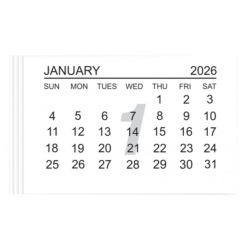 Papermania Create Christmas 2026 Calendar Tabs (10pcs) (PMA 172326)