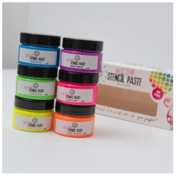 Studio Light • Art By Marlene Stencil Paste Neon Colors 6 burkar