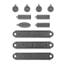 Idea-ology Tim Holtz Christmas Word Plaques + Tags (TH94446)