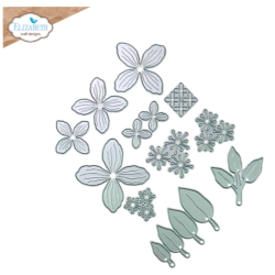 Elizabeth Craft Bohemian Rose Die Rose Companion Flower (2307)
