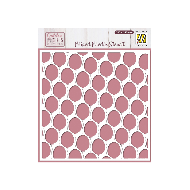 Nellie's Choice • Stencil Balloons 5.9x5.9"