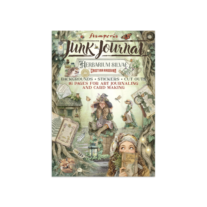 Stamperia Herbarium Silvae Junk Journal Stickers, Backgrounds, Cut-Outs (SBJK09)