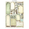 Stamperia Herbarium Silvae Junk Journal Stickers, Backgrounds, Cut-Outs (SBJK09)