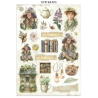 Stamperia Herbarium Silvae Junk Journal Stickers, Backgrounds, Cut-Outs (SBJK09)