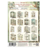 Stamperia Herbarium Silvae Junk Journal Stickers, Backgrounds, Cut-Outs (SBJK09)