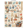 Stamperia Baby Junk Journal Stickers, Backgrounds, Cut-Outs (SBJK12)