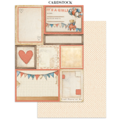 Stamperia Baby Junk Journal Stickers, Backgrounds, Cut-Outs (SBJK12)