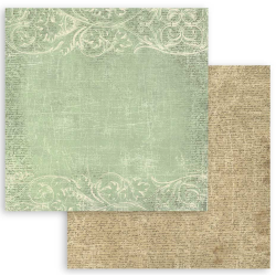 Stamperia Small Pad 10 sheets cm 20,3X20,3 (8"X8") Backgrounds Selection - Brocante Antiques
