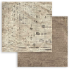 Stamperia Small Pad 10 sheets cm 20,3X20,3 (8"X8") Backgrounds Selection - Brocante Antiques