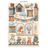 Stamperia Family Junk Journal Stickers, Backgrounds, Cut-Outs (SBJK11)