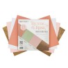 Tonic Studios • Craft perfect 6x6" paper pack 24pcs "Rustic Rose" 9404E