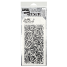 Stampers Anonymous Scribbles Tim Holtz Layering Stencil (THS036)