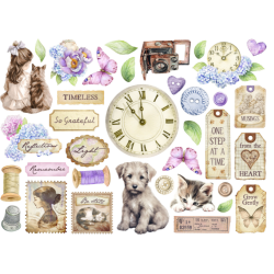 Stamperia Quiet Days Die Cuts Assorted (36pcs) (DFLDC122)
