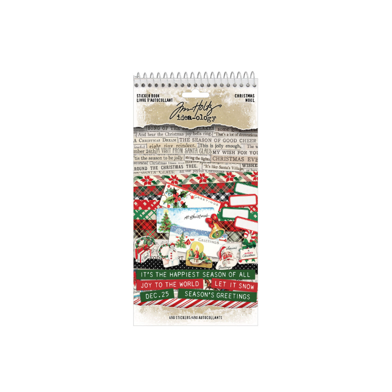 Idea-ology Tim Holtz Christmas Sticker Book (TH94451)