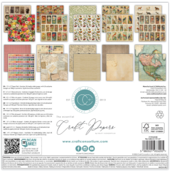 Craft Consortium The Collector 12x12 Inch Premium Paper Pad (CCEPAD038)