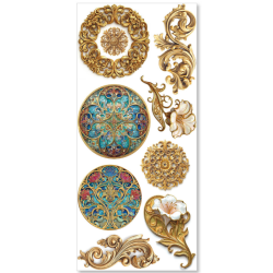 Ciao Bella Art Stickers ARTEMIS transparent adhesive sheets