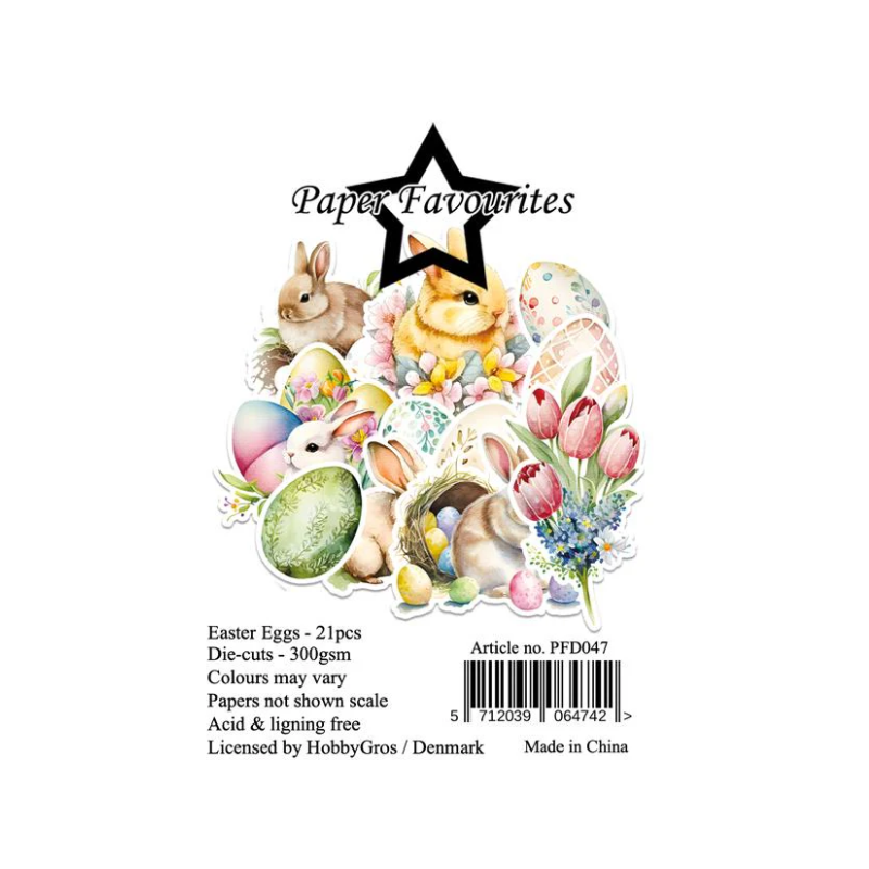 Paper Favourites Die-Cuts "Easter Eggs" PFD047