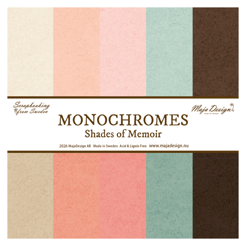 Maja Design Monochromes -5st Memoir - Entire collection