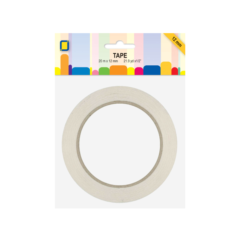 JEJE Produkt Double Sided Adhesive Tape vit Tejp 12mm (3.3196)