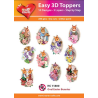 Easy 3D Toppers "Oval Easter Bunnies" HC11800