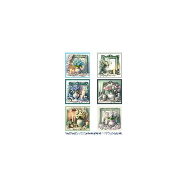 Barto Design 1st 3D ark med 6 bilder Blomvas