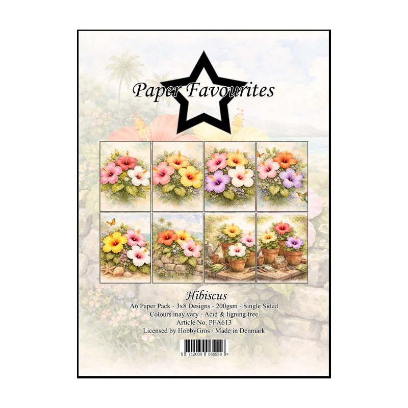 Paper Favourites Paper Pack Hibiscus